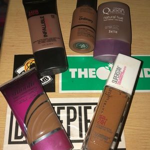 Drugstore foundation bundle!!